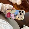 Colorful Fruit Graffiti iPhone 14/15/16/17ProMax Magnetic Stand Case for Women