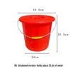 HANDUNYOU 18L Thickened Plastic Buckets with Lids