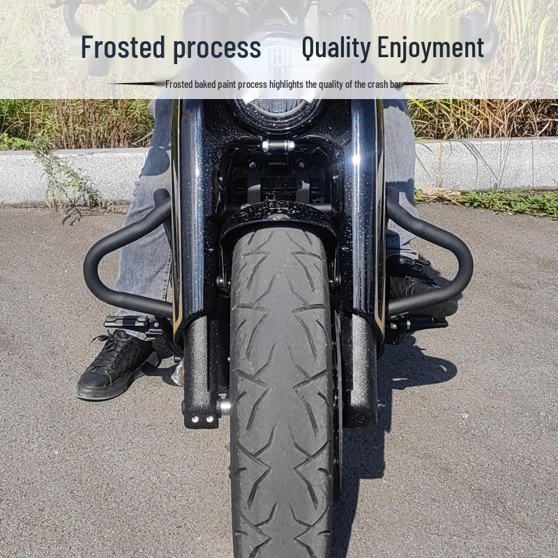 Napoleon 450 Motorcycle Enhanced Bumper Guard: Anti-Fall, Non-Destructive Fit