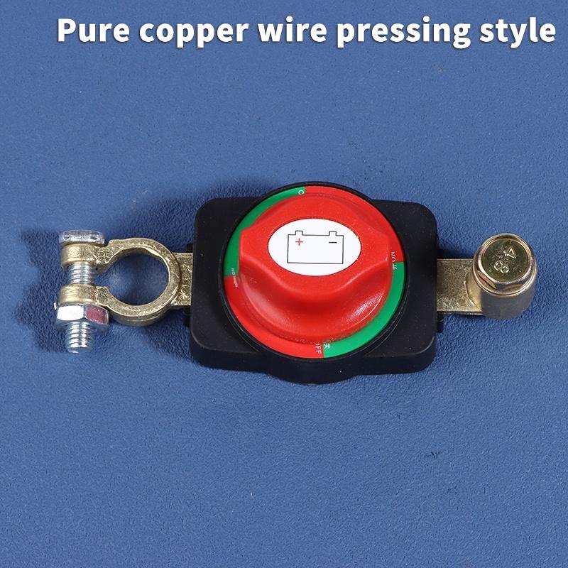 Top Post Battery Disconnect Switch Battery Disconnect Switch 3rd Gen Battery Kill Switch For Truck Boat RV Heavy Duty 12V-48V