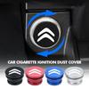 Car Metal Cigarette Lighter Button Cap Dustproof Cover Socket For C4 C3 C5 C1 C2 C6 C4L DS3 DS4 Berlingo Picasso Jumper
