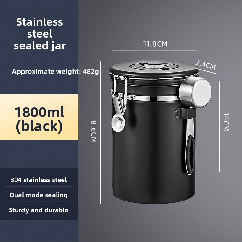 Coffee Bean Storage Container, Coffee Powder Sealed Container, Storage Container, Storage for Coffee Beans