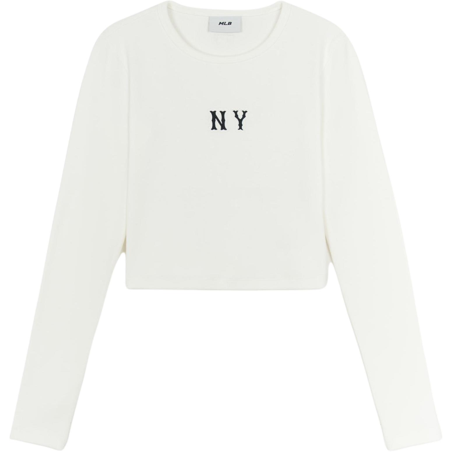 

Новые женские футболки MLB цвета слоновой кости 3FTSB0354-50IVS S