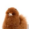 INJOI Alpaca Plush Toy, Fluffy and Cute, Handmade with Rare Natural Alpaca Fur, Perfect for Anniversaries and Special Occasions, As a Gift (15cm,