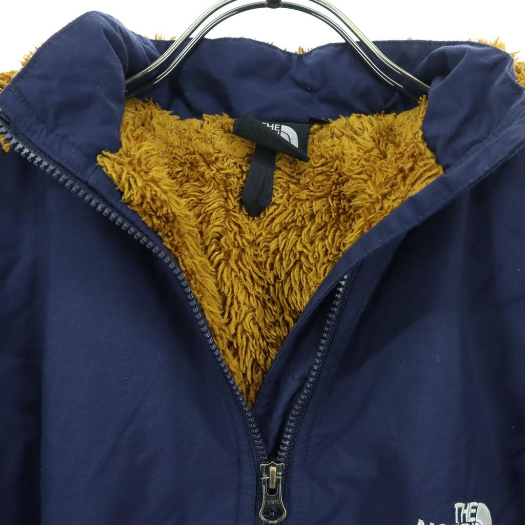 The North Face Einpunkt-Logo Langarm Baumwollfüllung Kapuzenjacke Kinder Gebraucht