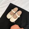 Sheepskin~ fat mm soft sole silver sandals women's summer with skirts genuine leather bag head lazy slippers one pedal