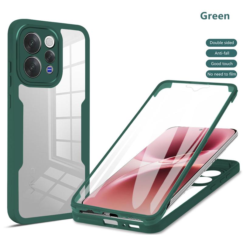 

Full Body Protection Shockproof Case for Vivo V70 5G Protective Cover Screen Protector Fundas Coque Vivo V70 зелёный