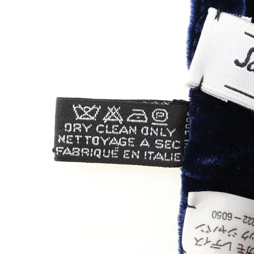 Salvatore Ferragamo Scarf Stall Navy blue Velor Women Used