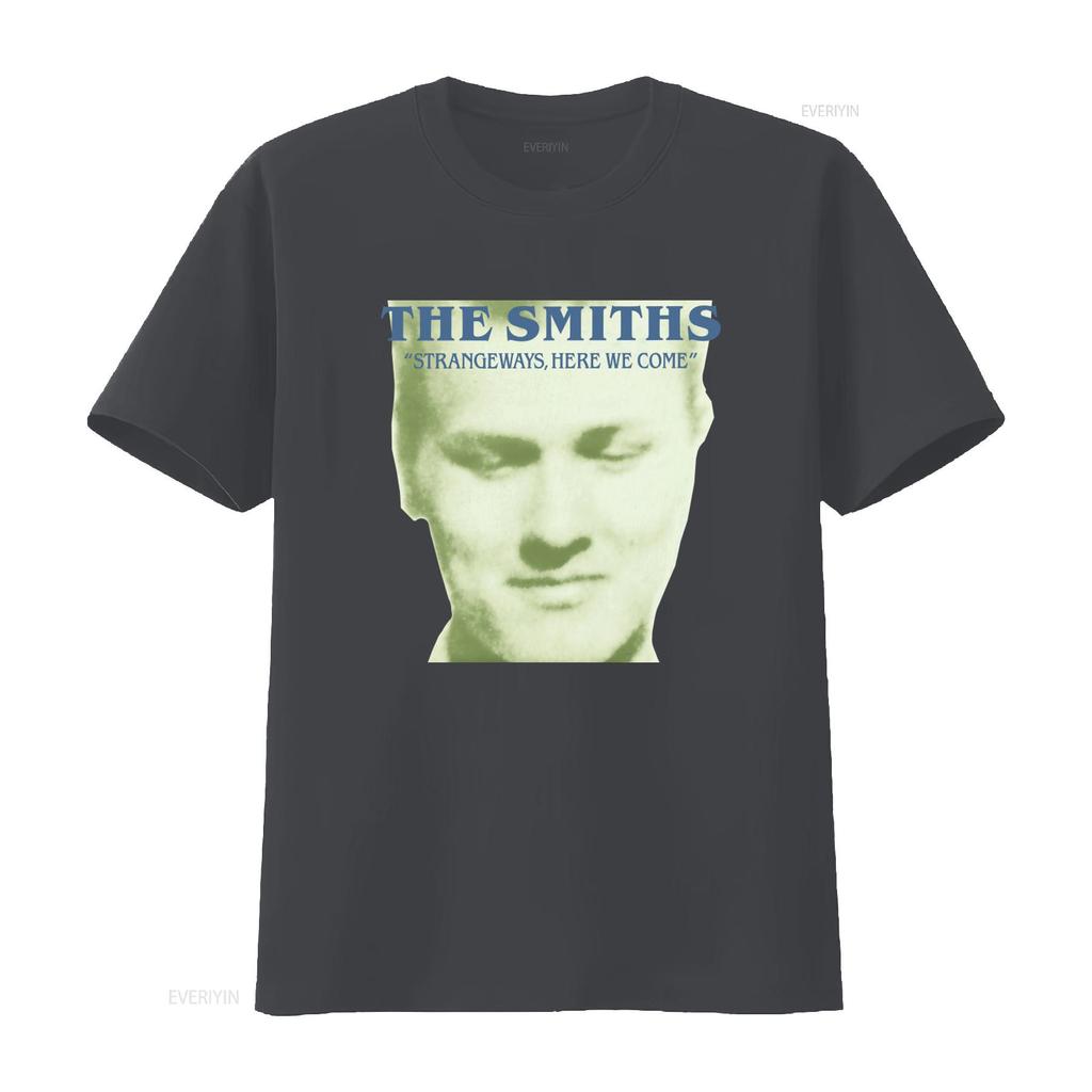 The Smiths Strangeways Here We Come T Shirt Rock Band Print Vintage Washed Streetwear Top For Everyday Wear Graphic Stylish