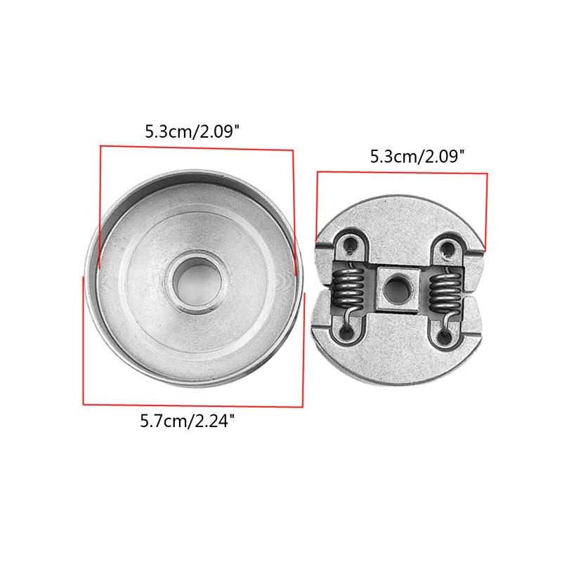 6 Teeth Sprocket Rim Needle Bearing Clutch Drum Clutch Assembly Suitable with Chainsaws 2500 String Trimmer Grass Cutter