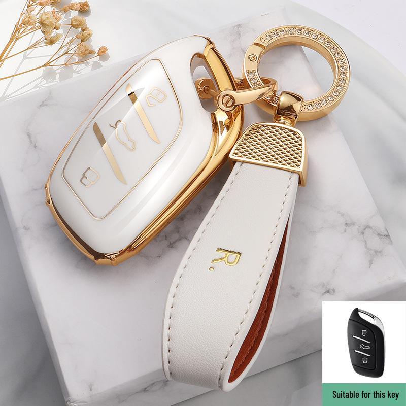 MG 5/6Pro/ZS/HS Car Key Protector Shell & Bag with Buckle for Men & Women