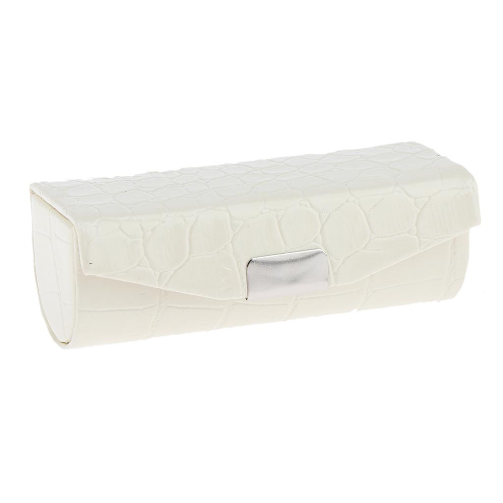 

Portable Lipstick / Jewelry Diary Storage Travel Makeup Cases білий