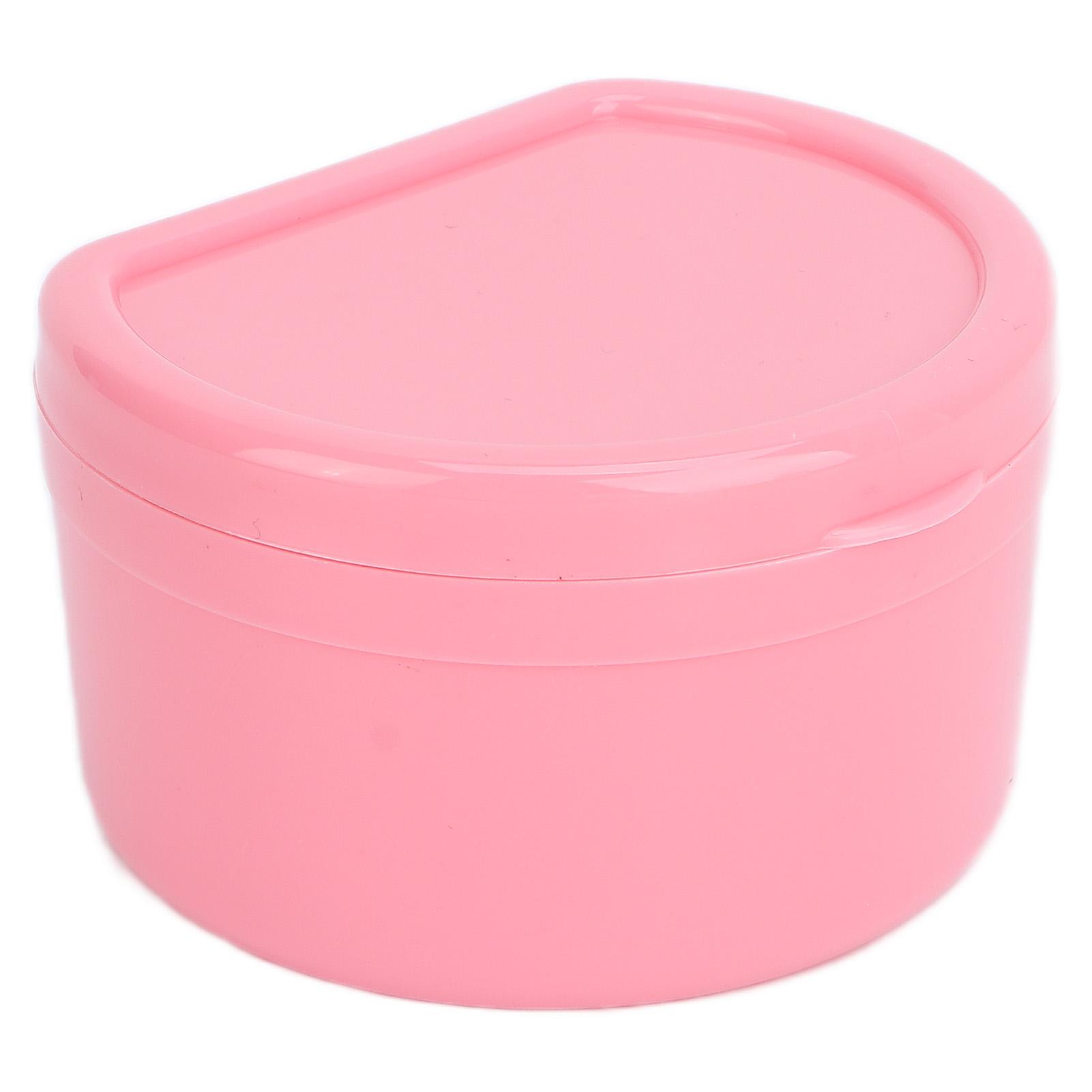 

Переносной футляр для стоматологических ретейнеров, ортодонтический фиксатор для зубов, коробка для хранения искусственных зубов, розовый розовый