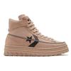 Converse Cons Pro Leather Round Toe High Top Basketball Shoes Unisex Lotus Root Powder