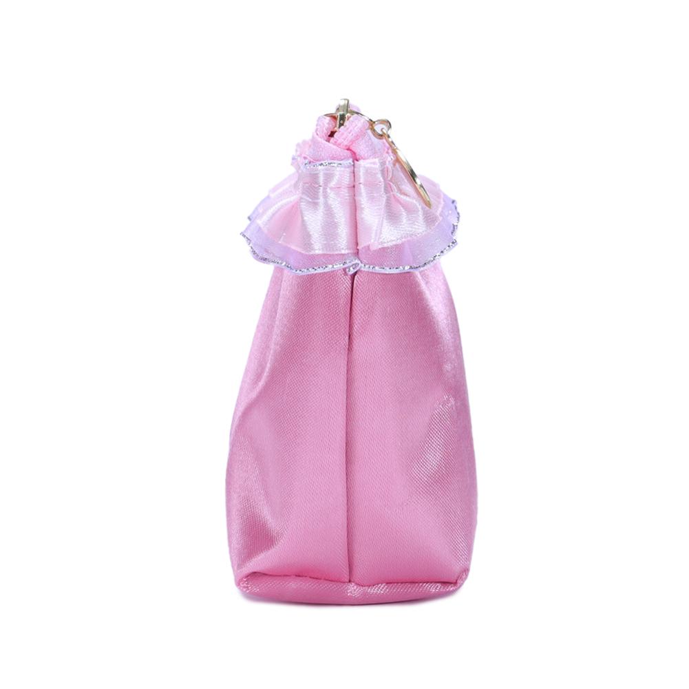 13*24.5CM Lace Dance Shoes Storage Bag Children's Waterproof Satin Stationery Organizer Pouch Dance Shoes Storage Bag