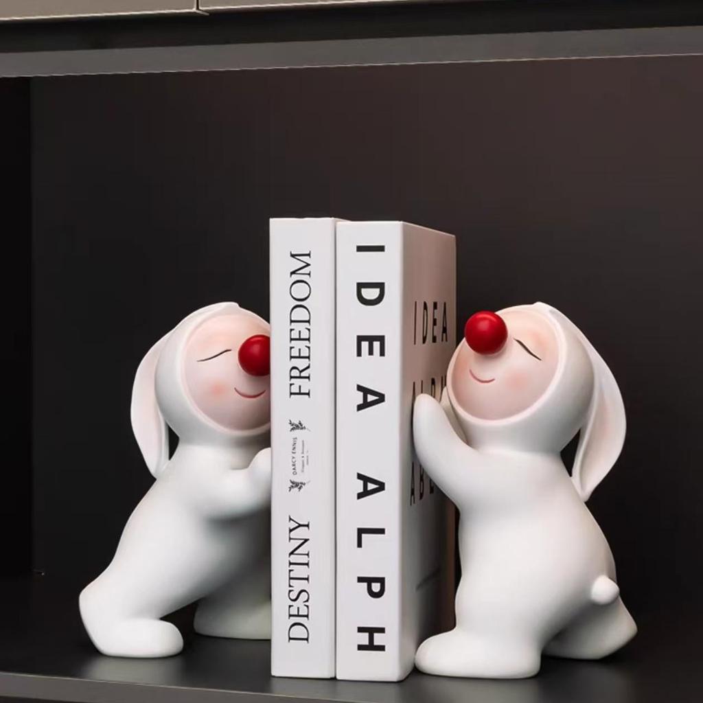 Rabbit Luxury Dual-Sided Balloon Ornaments for TV Cabinet & Living Room