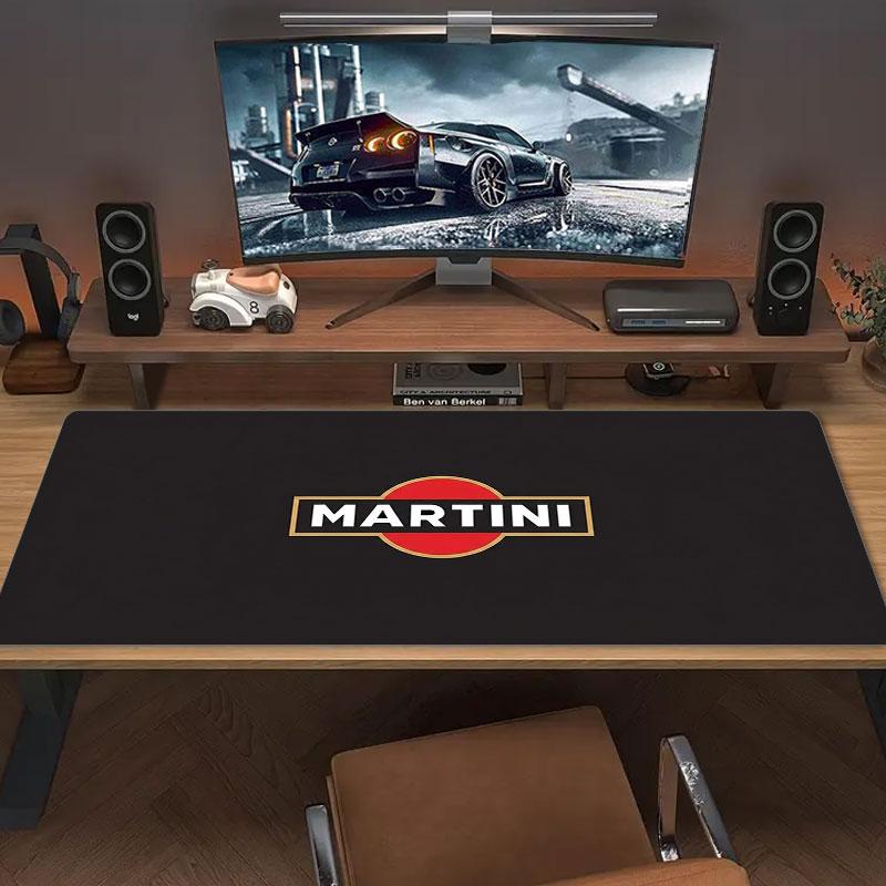 Martini Racing Large Size Mouse Pad Large Gaming Table Cushion Non-slip Laptop Tablet Big Mousepad XXL Mat Mini PC Playmat With Lock edge