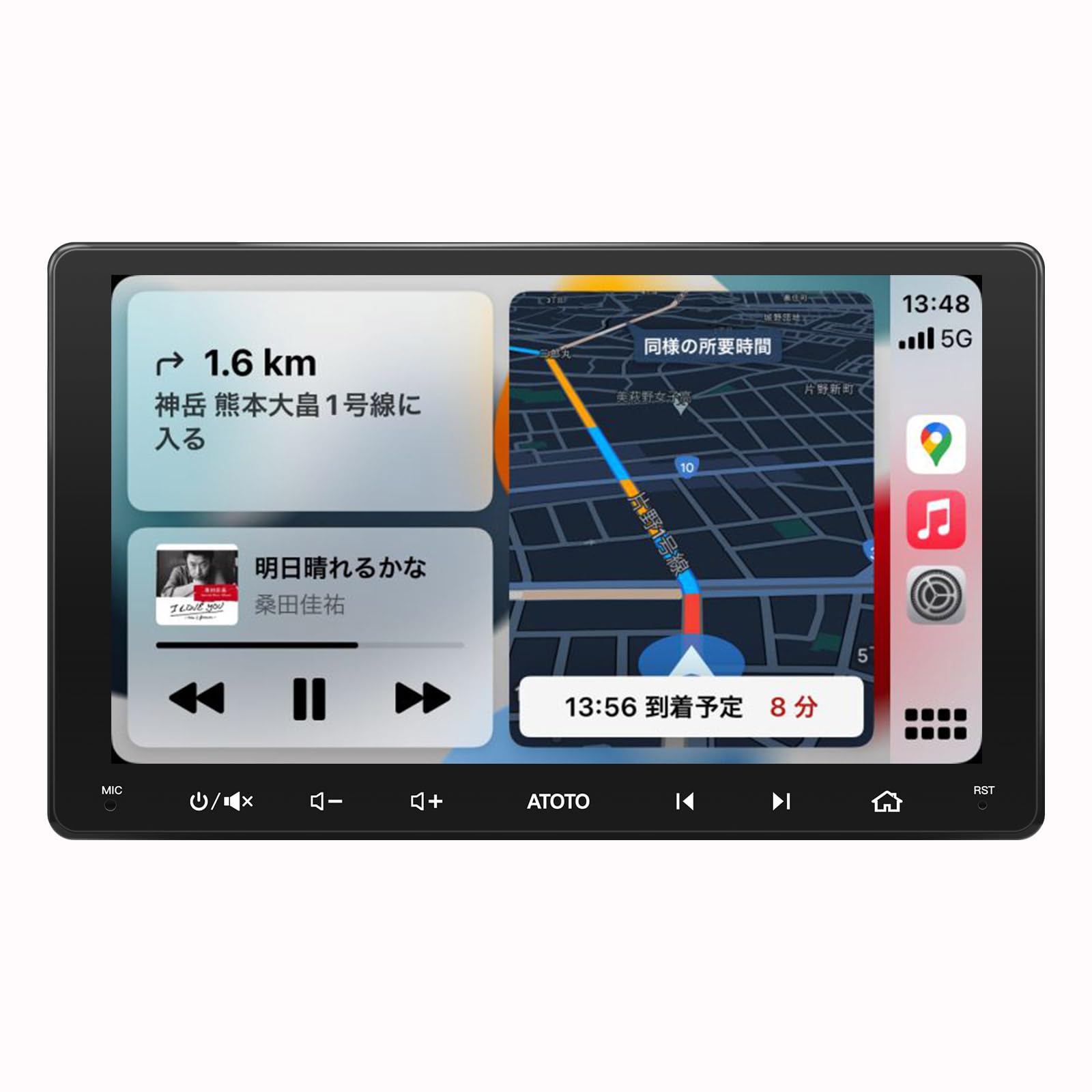 

ATOTO F7WE 2DIN аудио автомобиль IPS дисплей автомобиль беспроводной CarPlay Android Auto зеркало Bluetooth голос HD live Задний F7G209WE [9 дюймов] навигация, 1280720