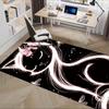 Charming Cat Chair Mat Office Carpet with Bow Design, Home Decor, Suitable for Bedroom, Living Room, and Various Rooms, Perfect Gift Idea