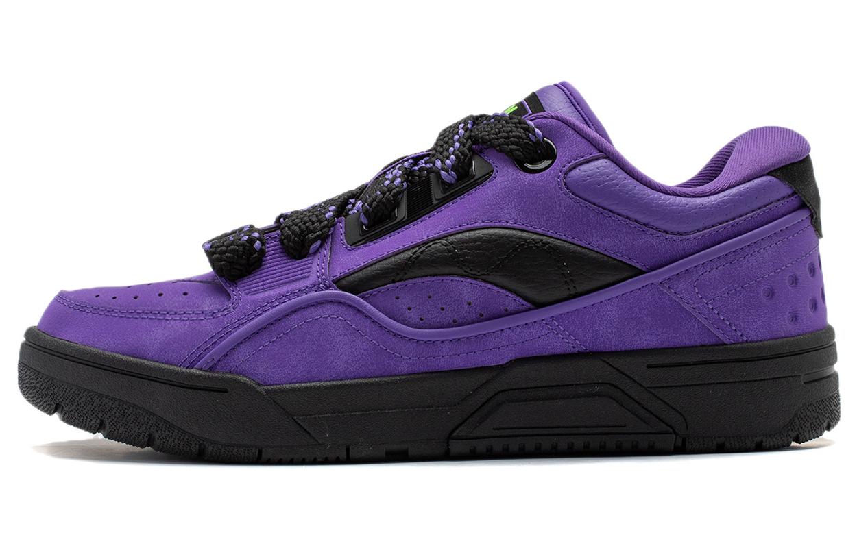Li Ning RSR 101 XXL Черная смородина Амортизация Нескользящие Износостойкие Низкие Баскетбольные кроссовки Унисекс ABCT041-4 37