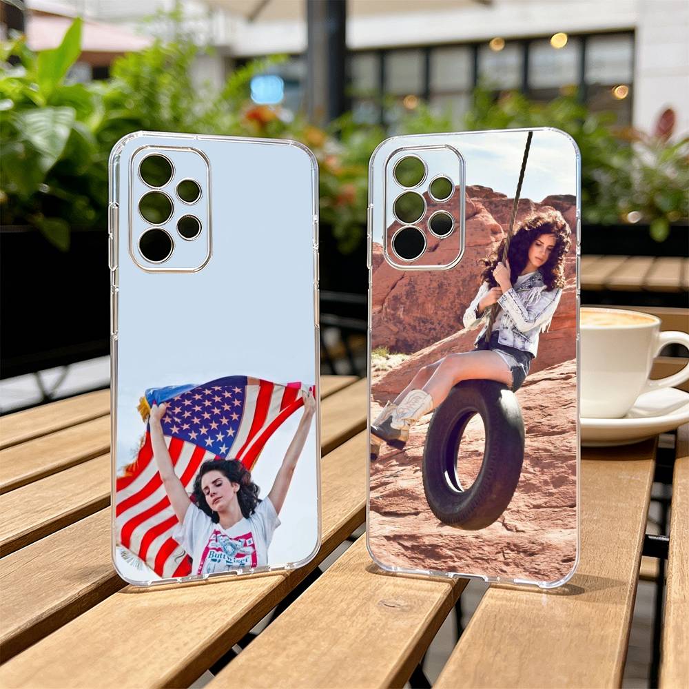 L-Lana Del R-Rey Phone Case Transparent Silicone Soft For Samsung S25,S24,S21,S22,S23,S30,Ultra,S20,Plus,Fe