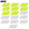 80-10PC Universal Safety Warning Reflective Stickers for Car Helmet Reflect All Light Sources Motorcycle Helmet Stickers for Car
