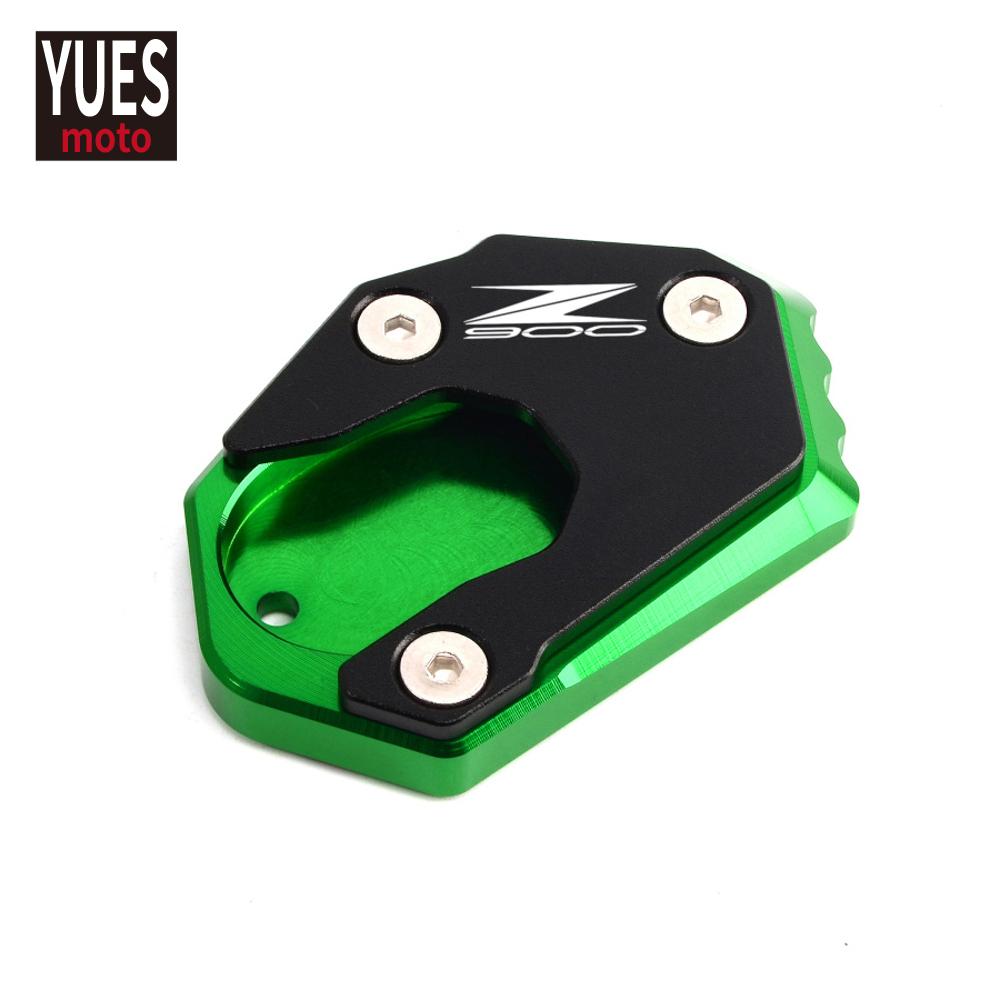 Motorcycle Accessories Kickstand Extension Foot Side Stand Enlarger Plate Pad For KAWASAKI Z900 Z900RS Z 900 2018