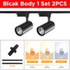 Whole-Set Led Track Light Spotlights 220V COB Track Lamp 12W 20W 30W 40W Spot Led Rail Lighting For Shop Living Room Lamp