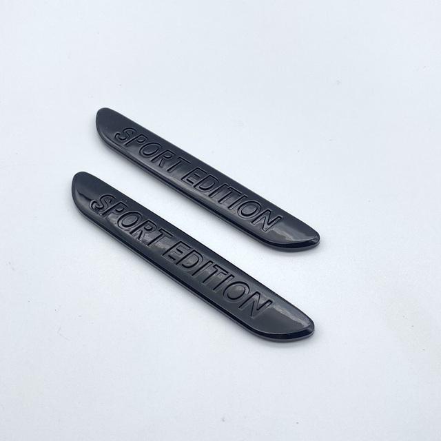 SPORT EDITION NIGHT EDITION Prime Edition Blade Top ABS Emblem for Mercedes Benz Car Fender Side Badge Logo Sticker Glossy Black