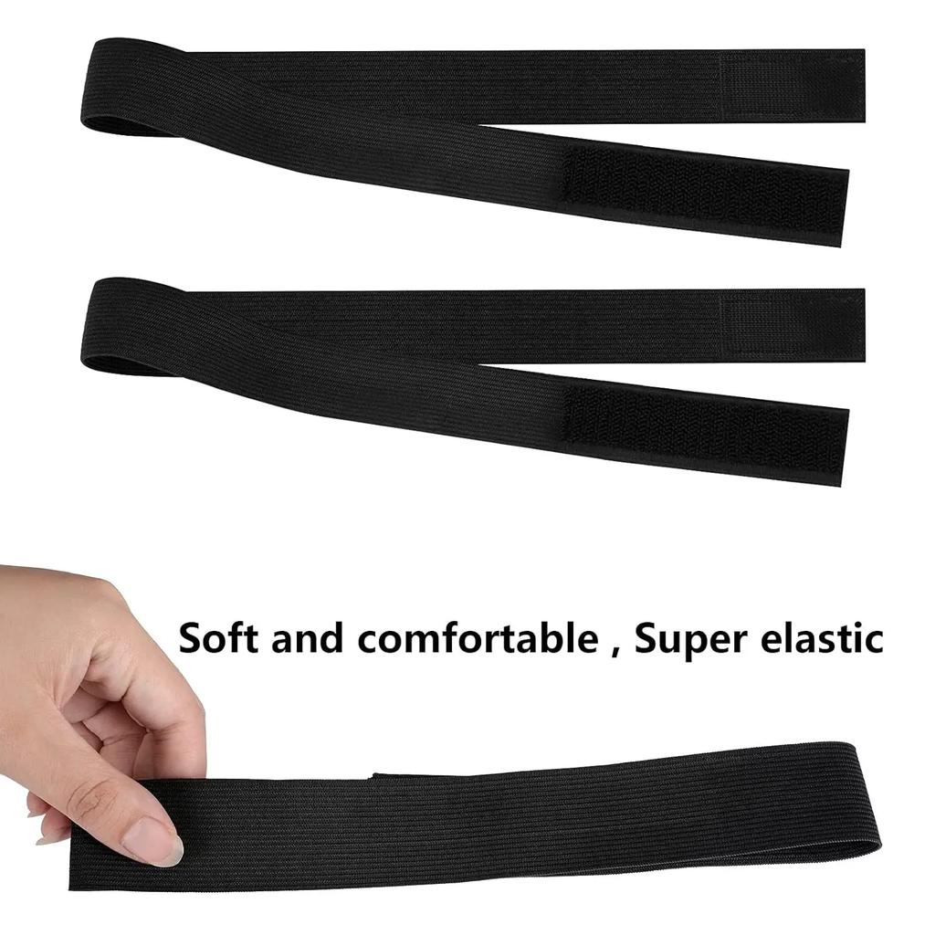 3 Pcs Elastic Band Lace Melting Bands Adjustable Wig Headbands for Lace Frontal Laying[kjo;u'\