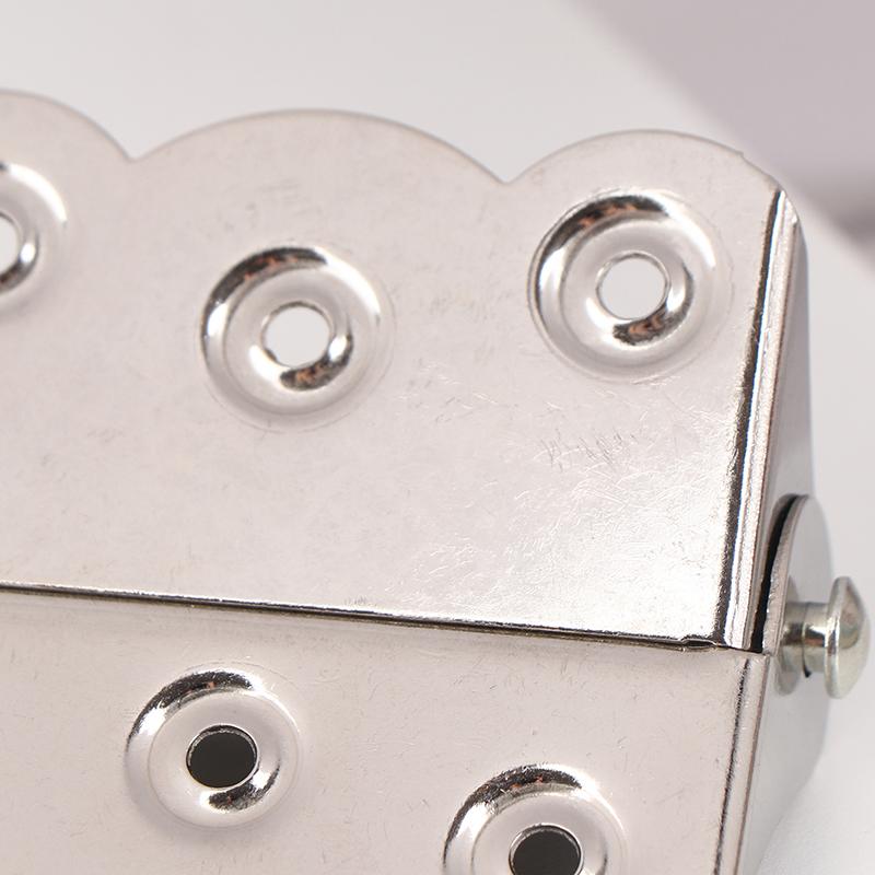 2Pcs Stainless Steel Butterfly Hinge Automatic Closing Door Closer Swing Screen Window Spring Hinge