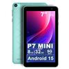 Легкий для бігу Android 8 ГБ ОЗП фізичний 5 ГБ 32 ГБ пам'яті до 5G 3500 мАг подвійний зелений 7-дюймовий (18см) планшет, 15, 5-ядерний процесор, (3 ГБ + віртуальна),