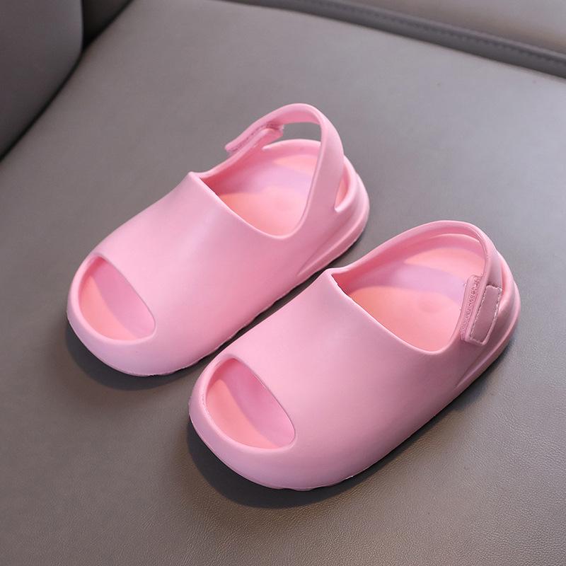

Kids Summer Sandals Outdoor Slippers Coconut Beach Shoes Breathable Toddler Shoes for Boys and Girls Home Use 190 (inner length 18.5cm)