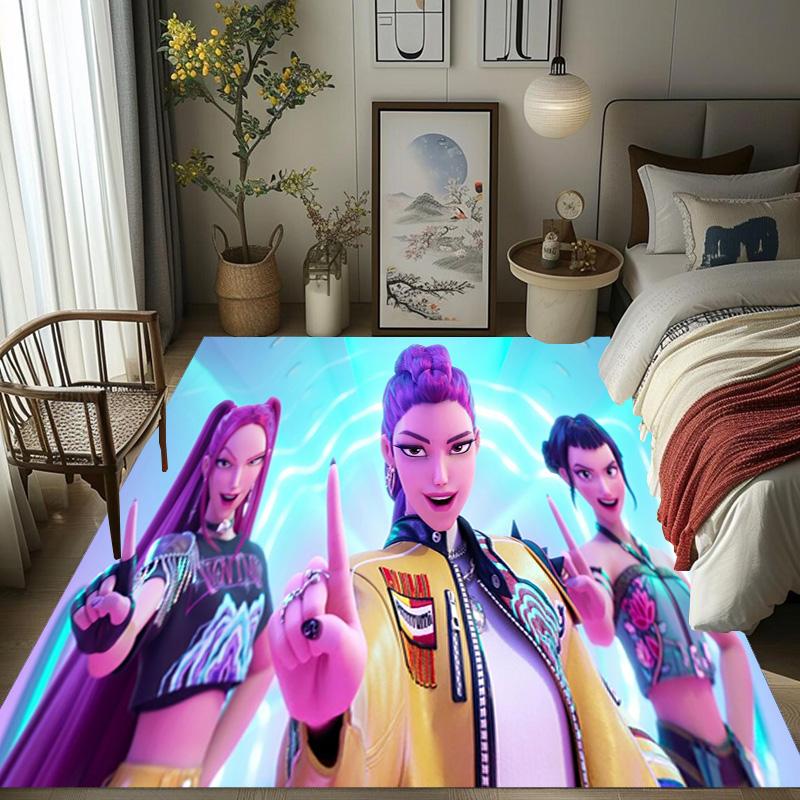 K-Pop Demonenjagers: Netflix Animatie vloermatten Deurmat Badkamermat Kantoorstoelkussen Mode