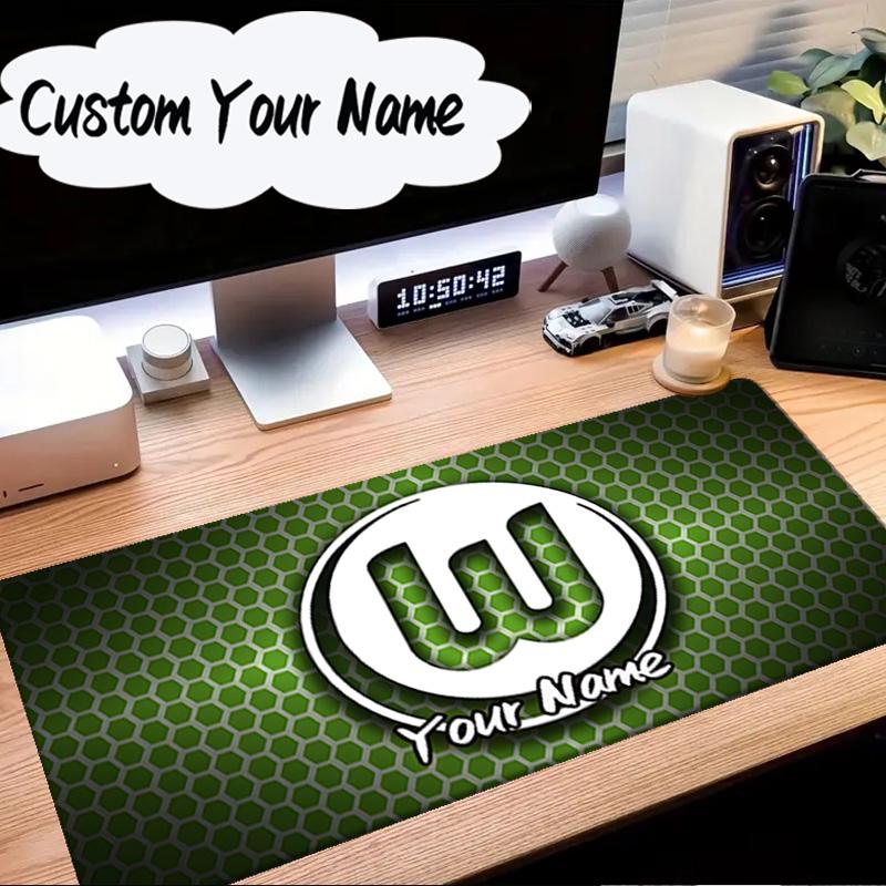 Custom Name Mouse pad Vfl Football Crest Mouse Pad Desk Mat, Non-Slip Rubber Backer Pad For Computer Notebook Gaming Mouse Pad Birthday Gift