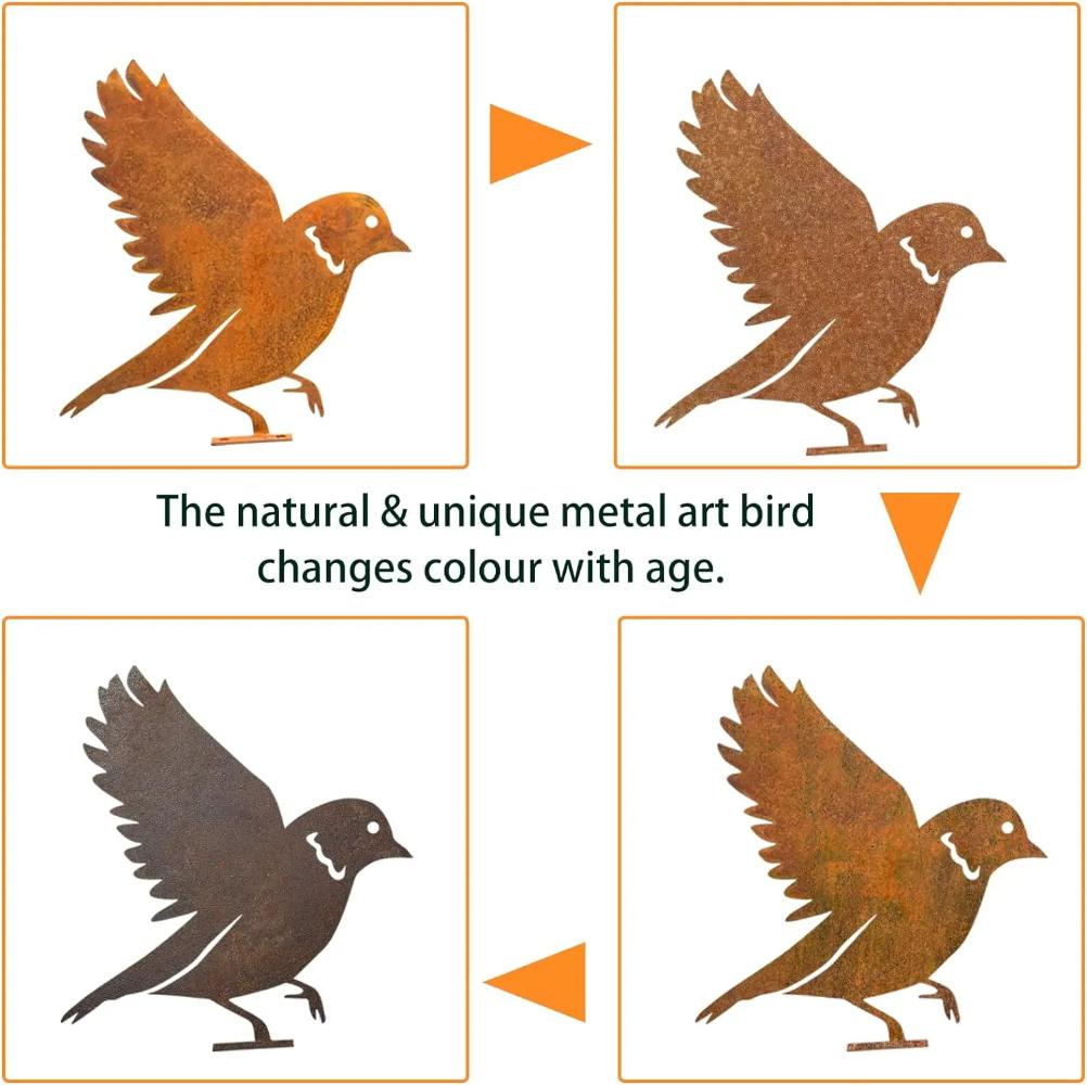 Силуэт ржавой птицы — фото 4