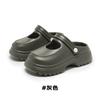 Outdoor Summer Vintage Solid Slippers Anti Slip Platform Home Soft Bottom Beach Slippers Women Waterproof Sandals Ladies Shoes