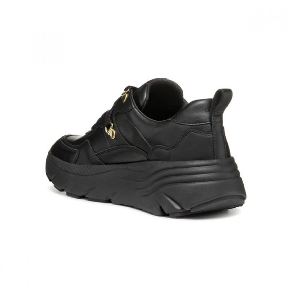 Geox Women S Comfort Ugly SneakerS Triple Black 8gxufe4f1S