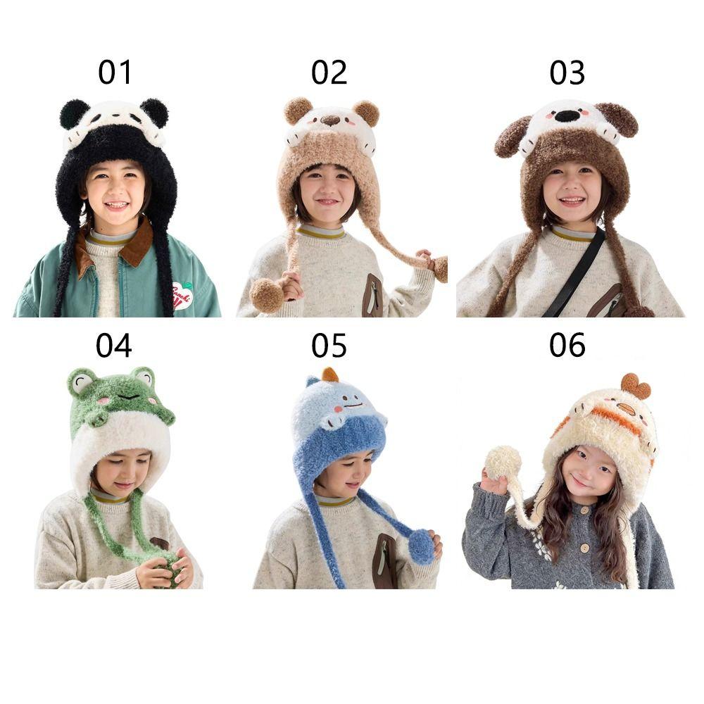 Thermal Kids Hat Cold Proof Warm Hat Fashion Ear Protection Hat Autumn Winter