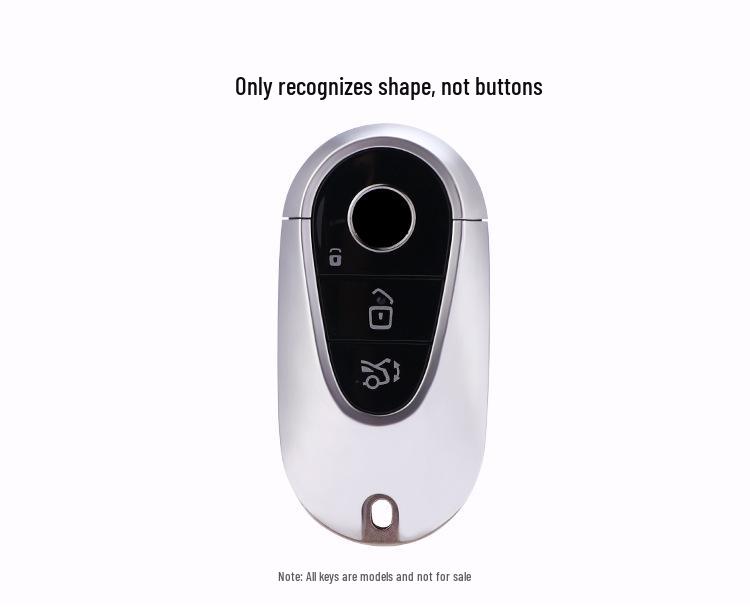 Soft Rubber Key Shell Cover for 2021 Mercedes-Benz S-Class 500L/S450L/S400L