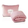 D2 Travel Blanket Pillow Premium Soft Airplane Camping Blanket with Soft Bag Pillowcase Hand Luggage Sleeve and Backpack Clip