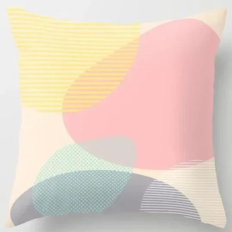 Abstract Geometric Pattern Throw Pillow Covers Pattern Cushion Cover Suitable For Sofa Bedroom Car Pillow Cover