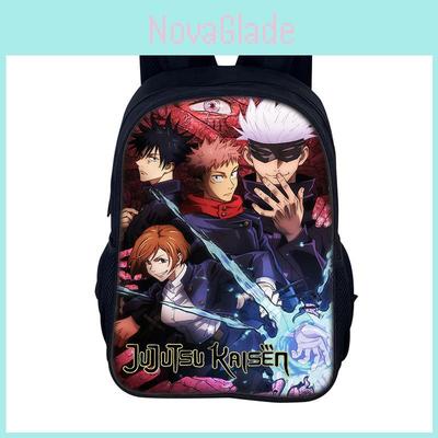 Jujutsu Kaisen Backpack For Men And Women Durable Nylon Casual School Travel Bag