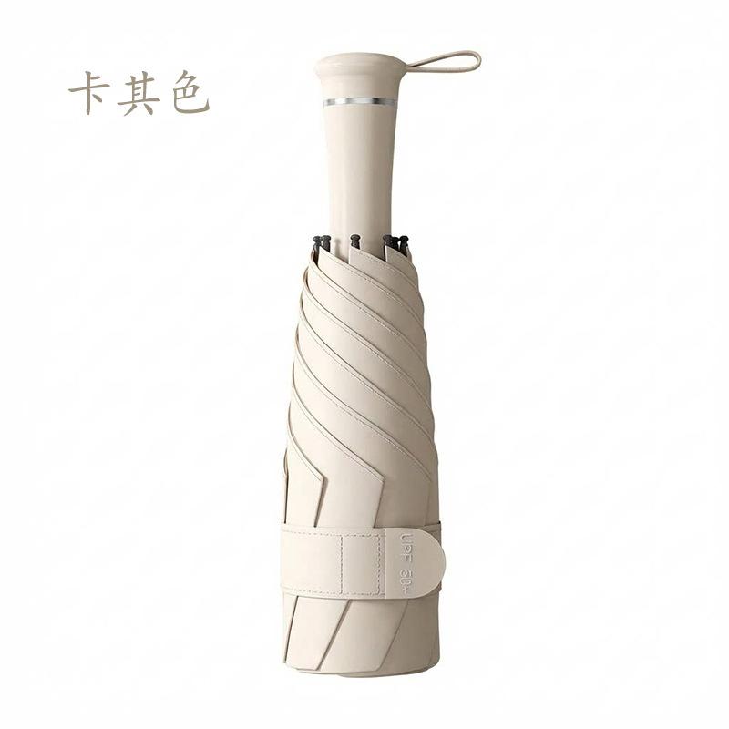 Creative 50% Telescopic Color Scheme Handle Sun Umbrella Sun Protection UV Protection Weather and Rain Umbrella Spot Can Be Customized