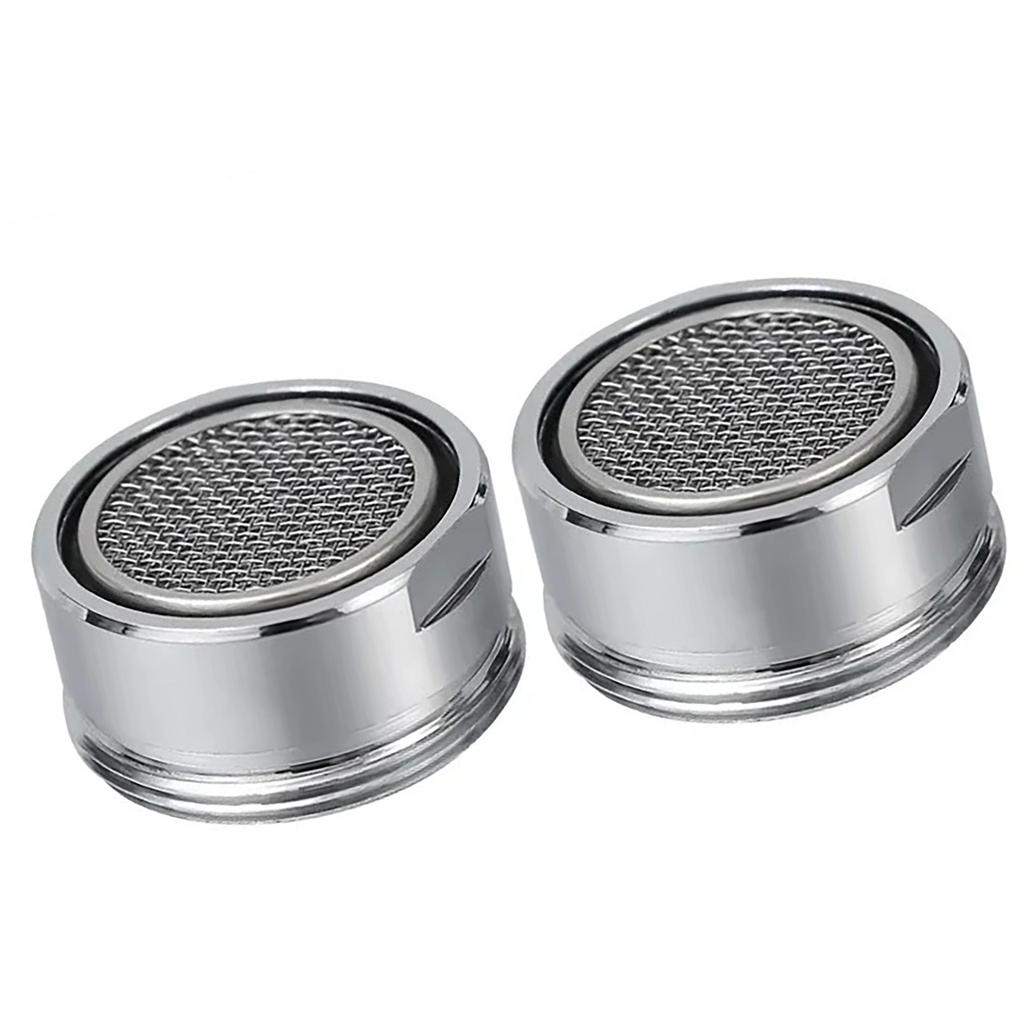 Sturdy 24mm Thread Brass Faucet Aerator with Replaceable Filter Bathroom Accessory for Water Efficiency Daily Use