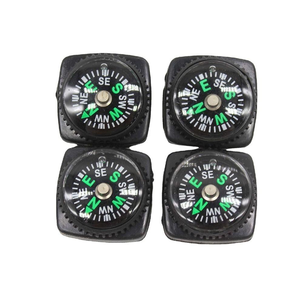 5pcs 20mm Belt Buckle Portable Travel Emergency Compass Survival Navigation Tool Outdoor Tool