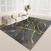 Luxury Nordic Flannel Carpets for Living Room Sofa Beside Texture Decoration Bedroom Rug Large Size Non-slip Washable Lounge Mat