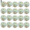 20Pcs 10mm Czech Crystal Stones Pave Clay Round Disco Ball Spacer Beads Accessories