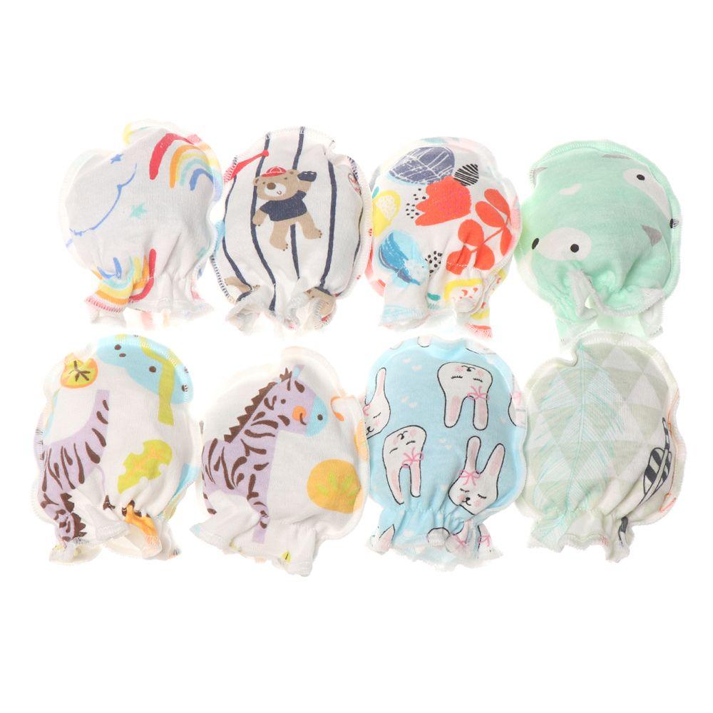 Pairs Infant Accessories Protection Face Soft Cute Baby Gloves Anti Scratching Mittens Full Glove