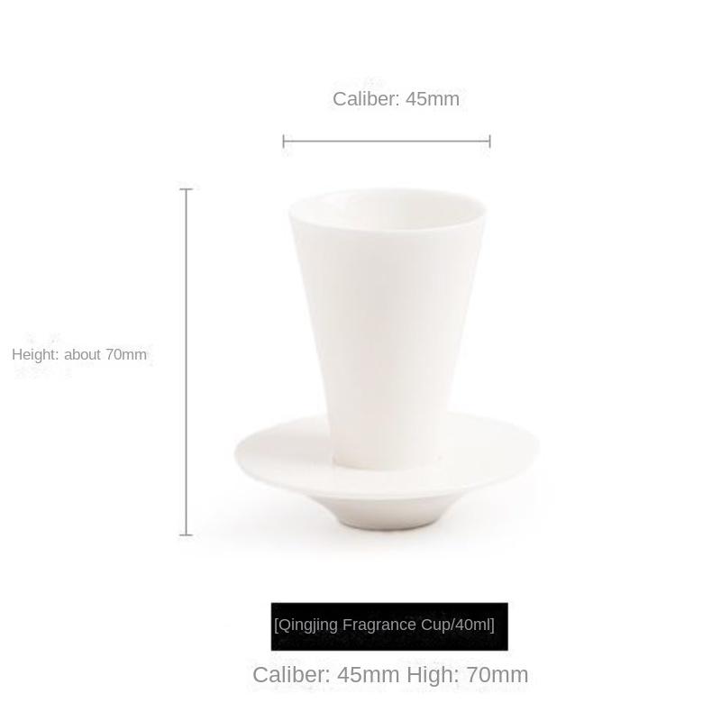 

Высококлассный Набор для чайной церемонии, Чайное искусство, Маленькая Нефритовая Фарфоровая Новая Одиночная Чашка, Набор Мастерских Чашек для Аромата, Китайская Чайная Посуда, Кухня 45ml